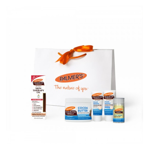 Palmer's Комплект продукти с какаово масло за тяло и крака + луксозен подаръчен плик