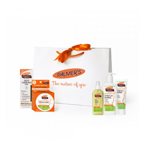 Palmer's Комплект за бременни против стрии + луксозен подаръчен плик