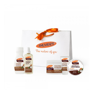 Palmer's Комплект продукти с кокосово масло за тяло и ръце + луксозен подаръчен плик