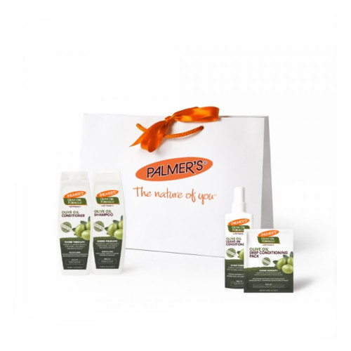 Palmer's Комплект продукти със зехтин за коса + луксозен подаръчен плик
