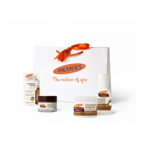 Palmer's Комплект продукти за лице и тяло с кокосово масло + луксозен подаръчен плик