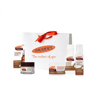 Palmer's Комплект продукти за лице и тяло с кокосово масло + луксозен подаръчен плик